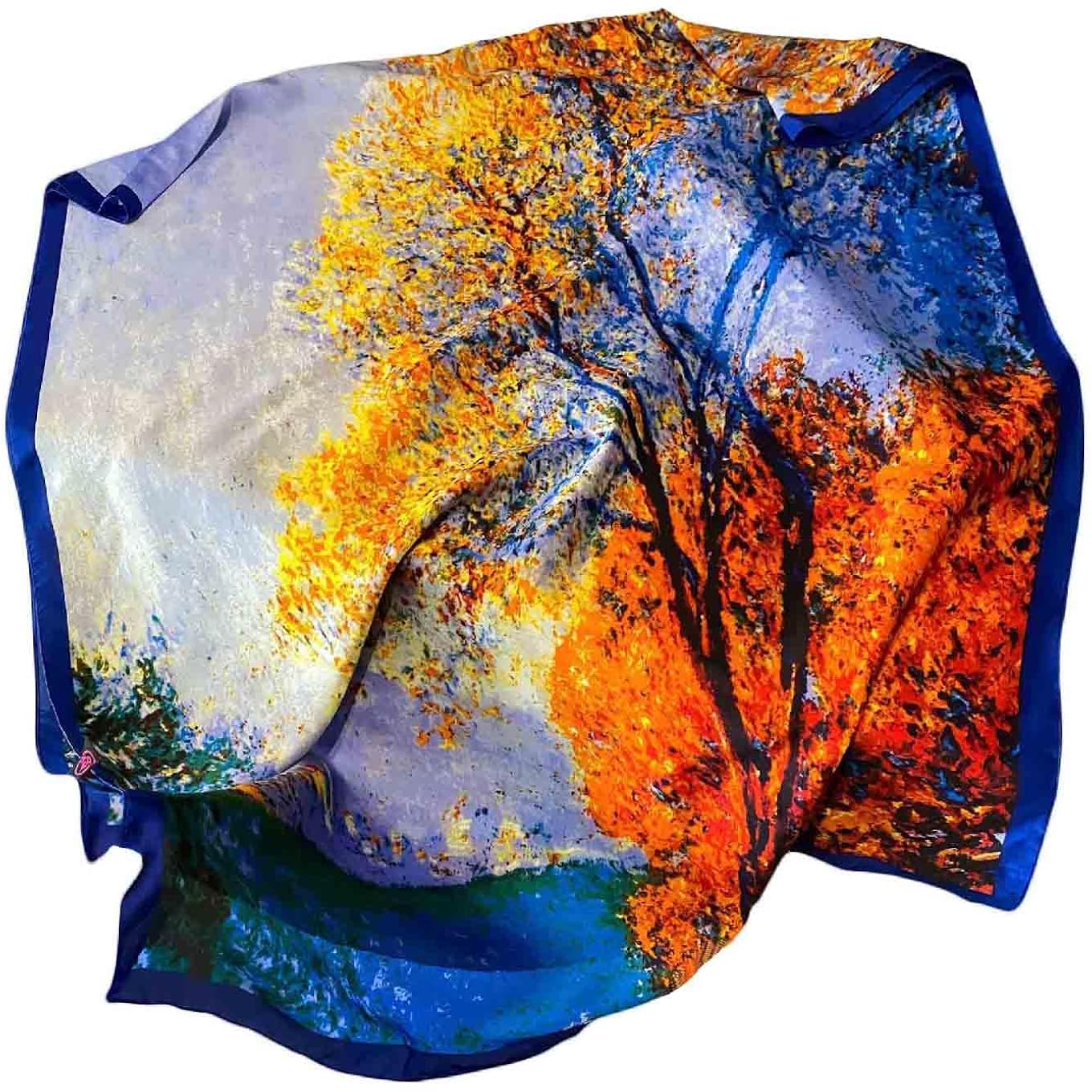 Acotavie Scarfs for Women Dressy Fashion Scarves Long Floral Pattern Scarf Lightweight Sunscreen Shawls