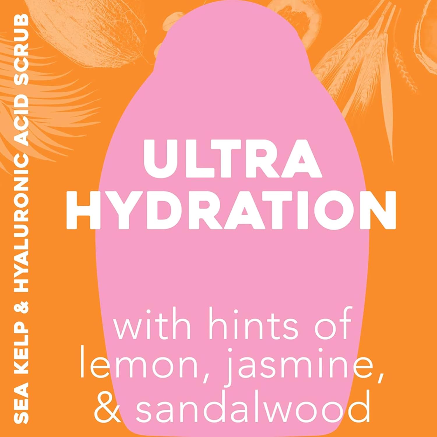 OGX Hydration + Sea Kelp & Hyaluronic Acid Sulfate-Free Lightly Moisturizing Body Scrub