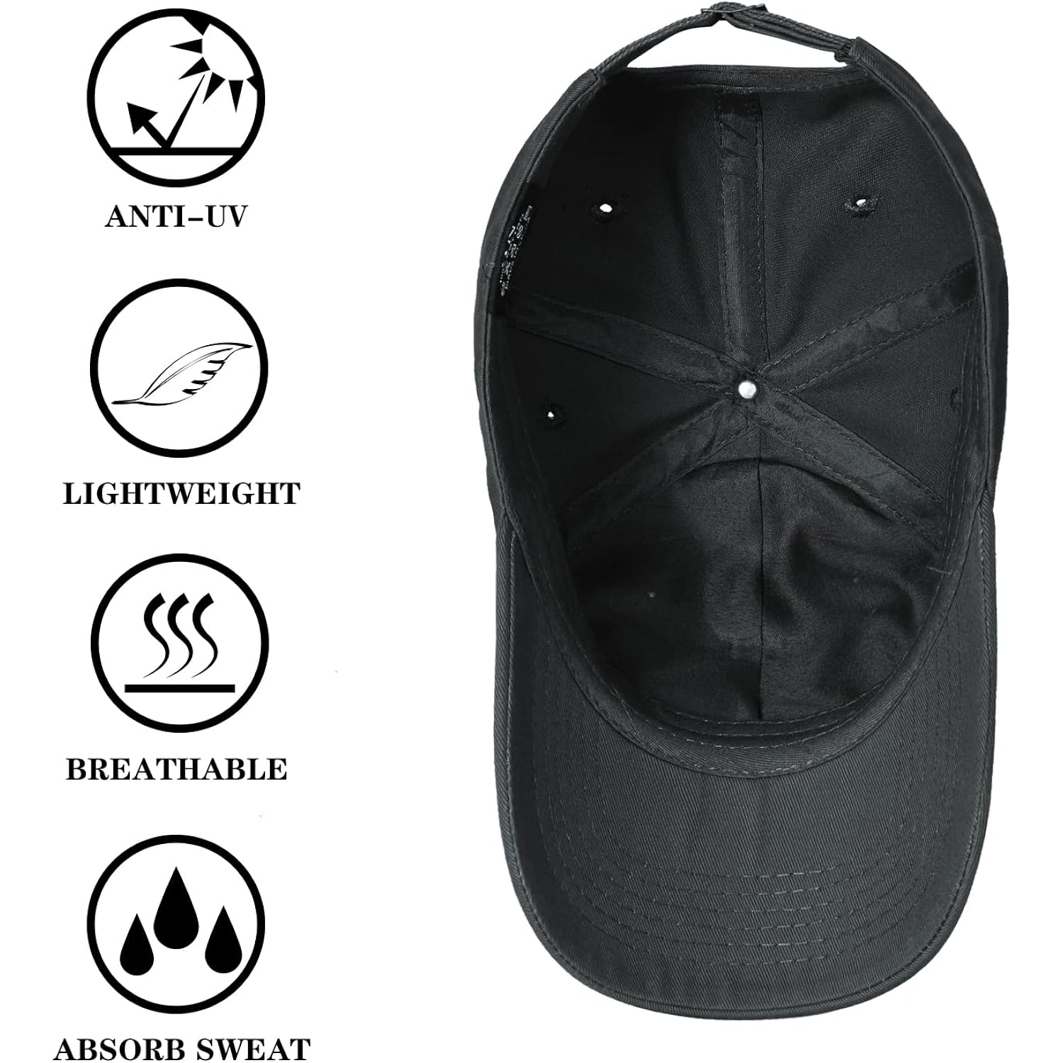 IIN American Flag Baseball Cap for Men Women Low Profile USA Army Tactical Operator Military Plain Dad Hat