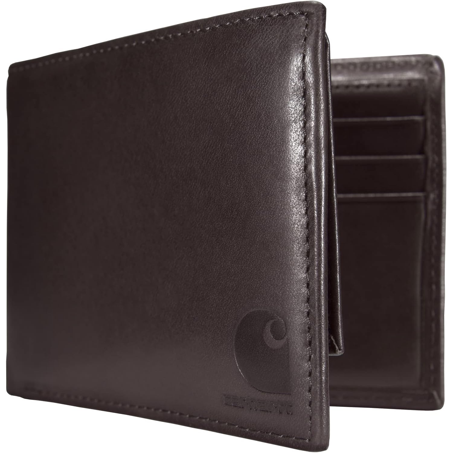 Carhartt Men's Durable Oil Tan Leather Wallets, Available in Multiple Styles