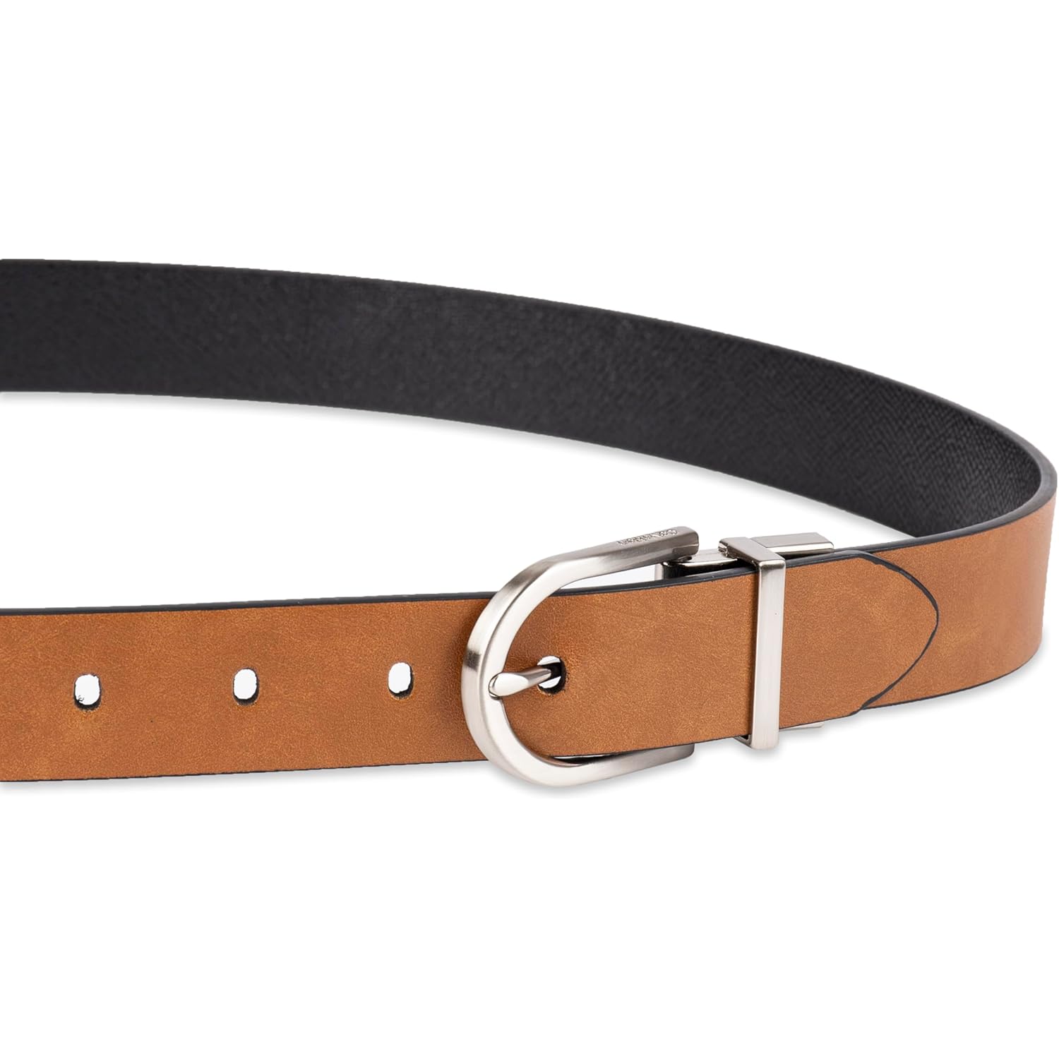 Calvin Klein Women's Two-in-One Reversible Dress Casual Belts for Jeans, Trousers and Dresses