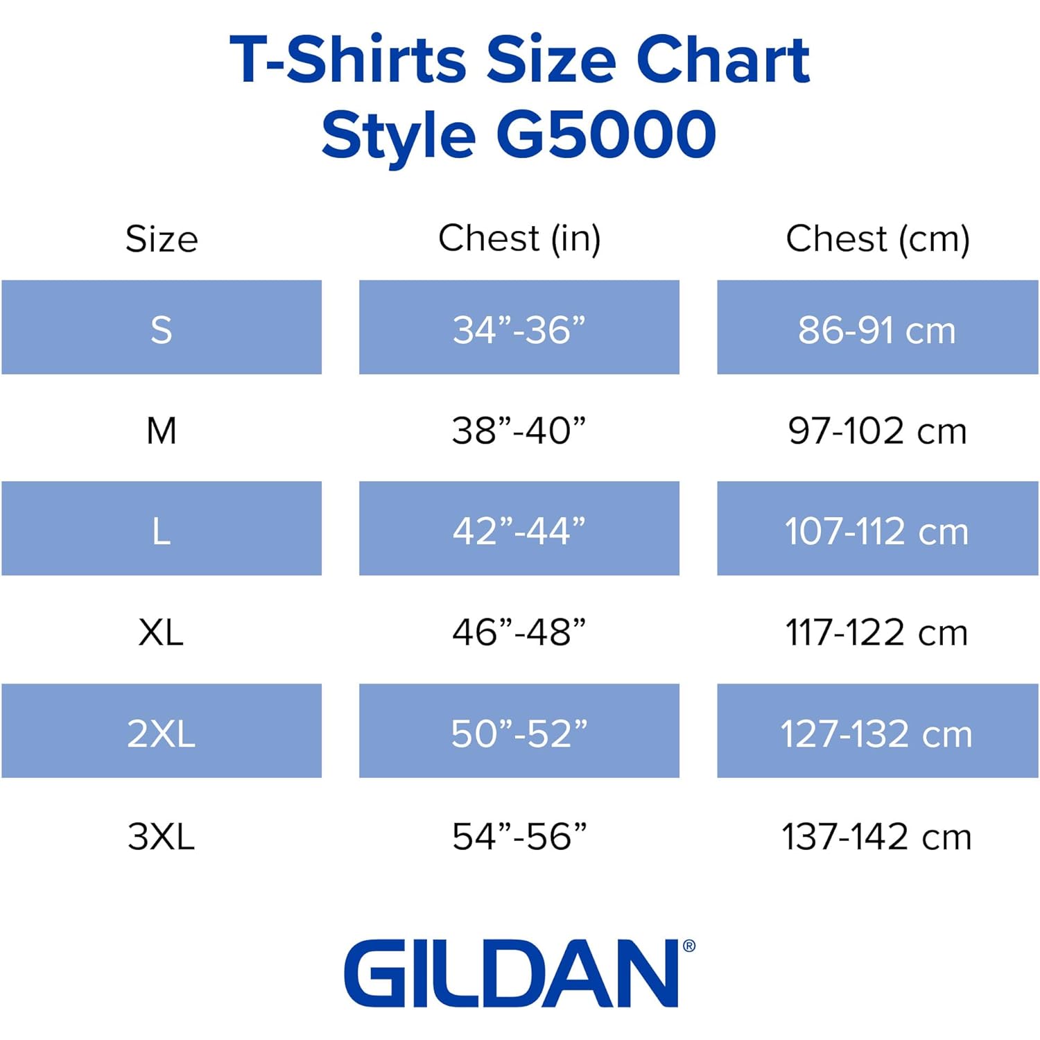 Gildan Adult Heavy Cotton T-Shirt, Style G5000, Multipack