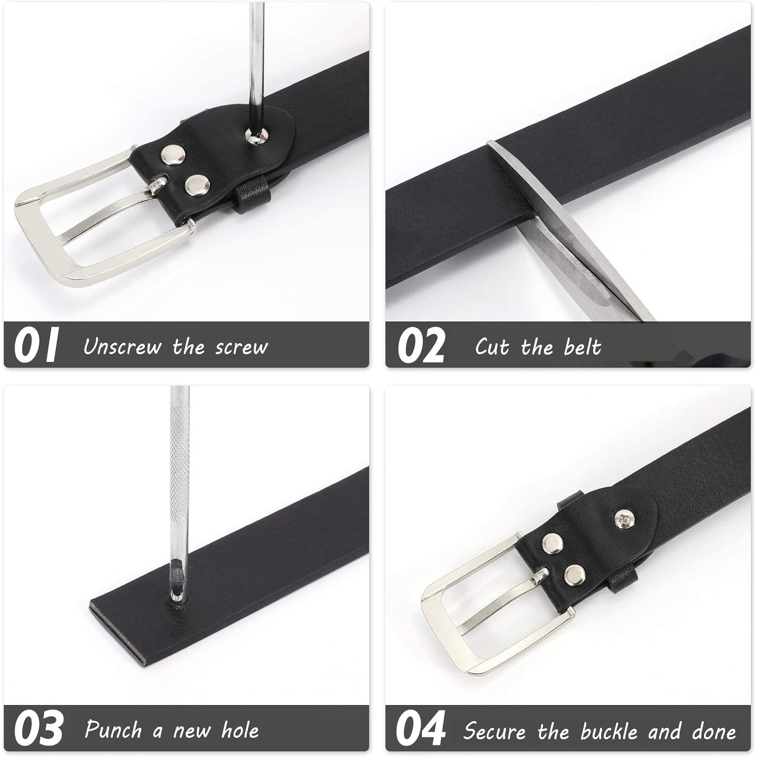 WHIPPY Women Casual Leather Belt for Jeans Pants, Fashion Ladies Waist Dress Belt