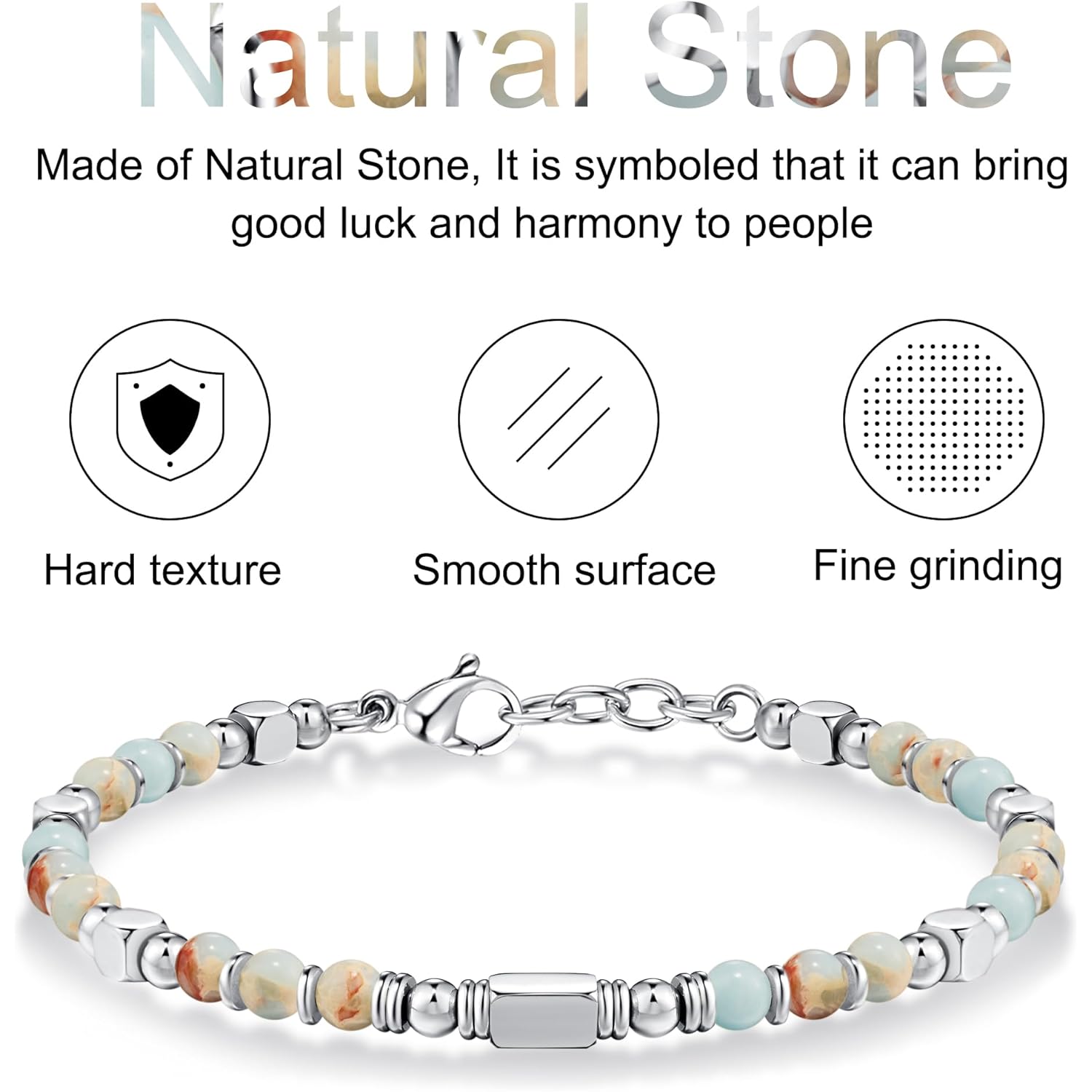Beaded Bracelets for Women - Silver and Gold Boho Bracelets, Trendy Jewelry Gifts for Lover, Mom, Friends