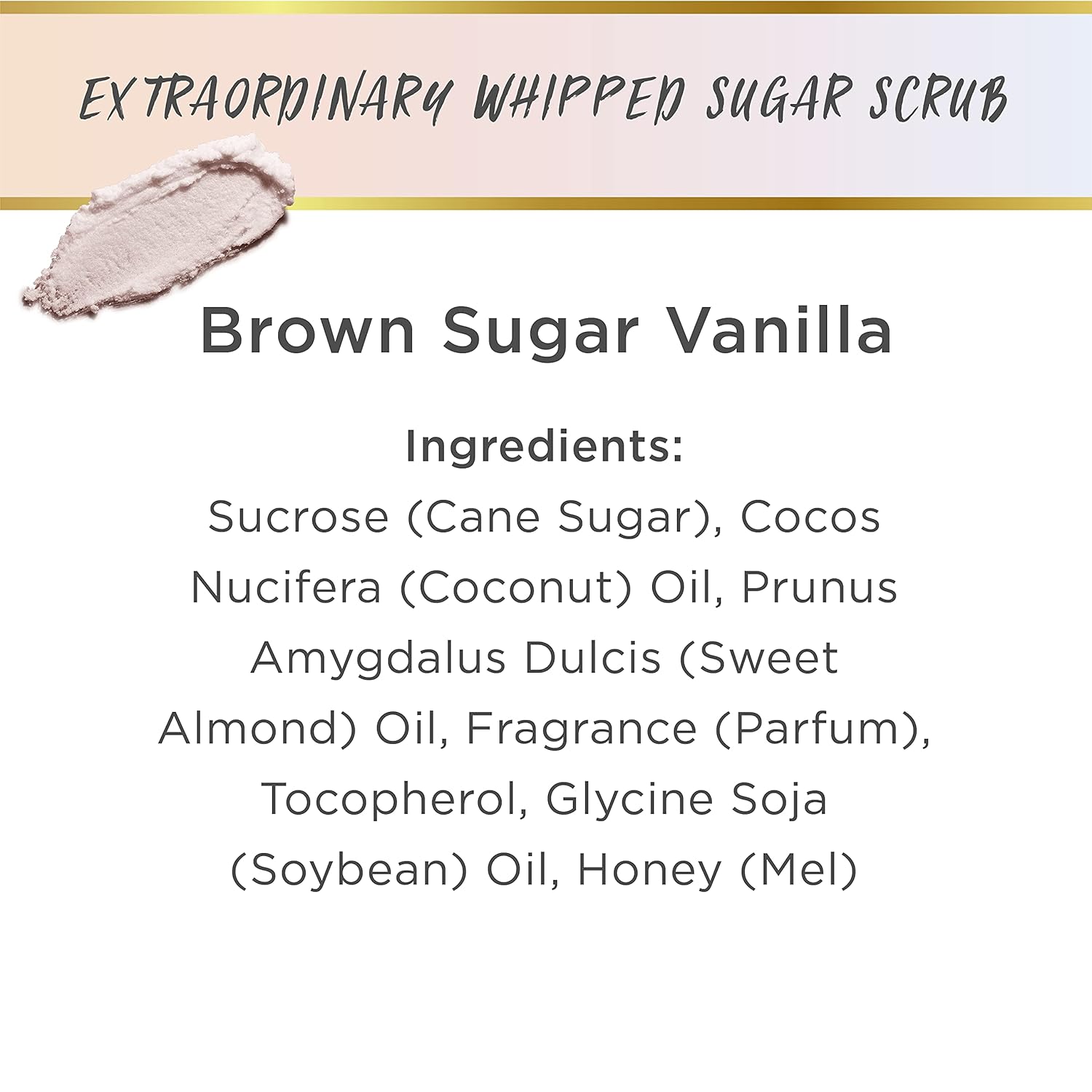 LALICIOUS Brown Sugar Vanilla Sugar Scrub