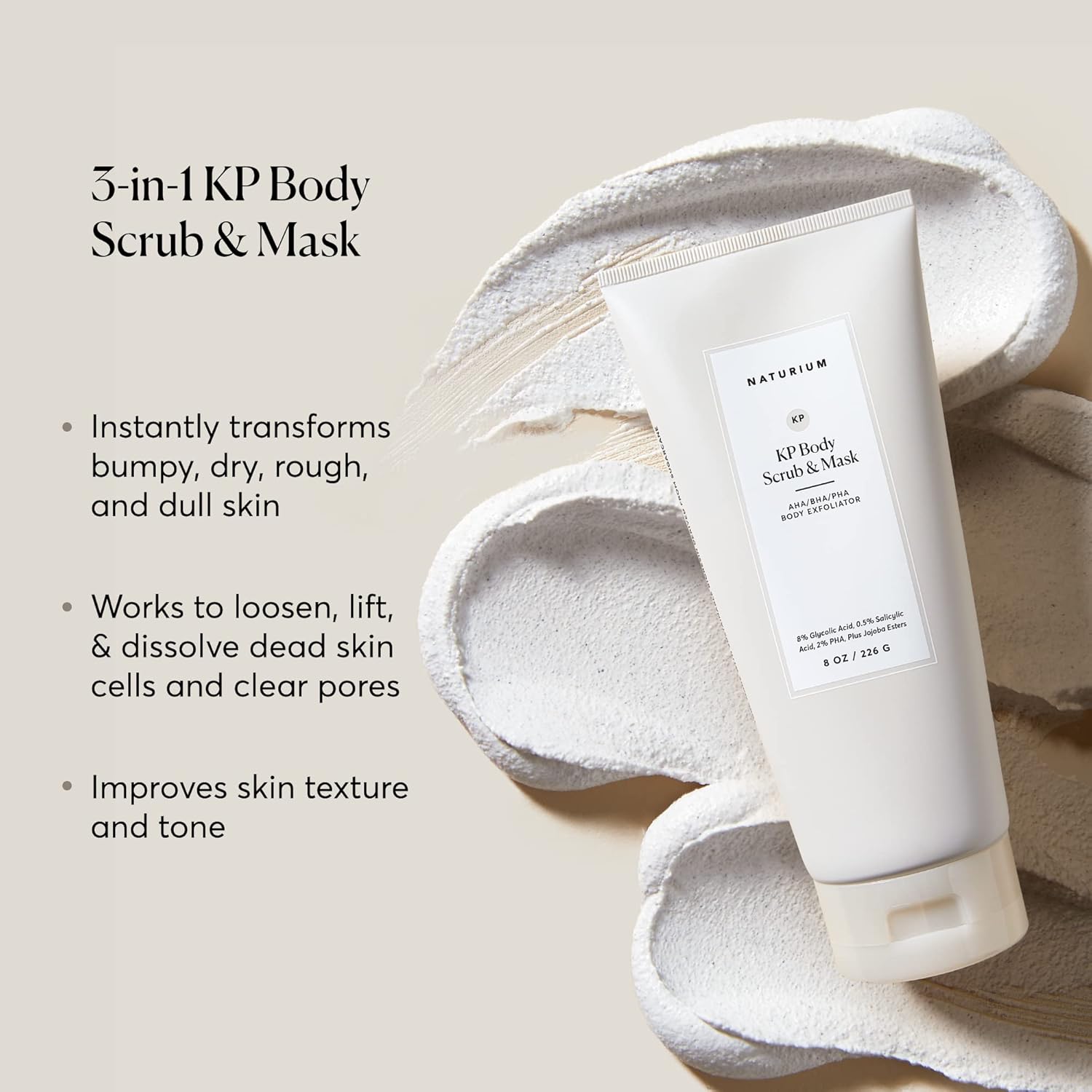 Naturium KP Body Scrub & Mask for Keratosis Pilaris
