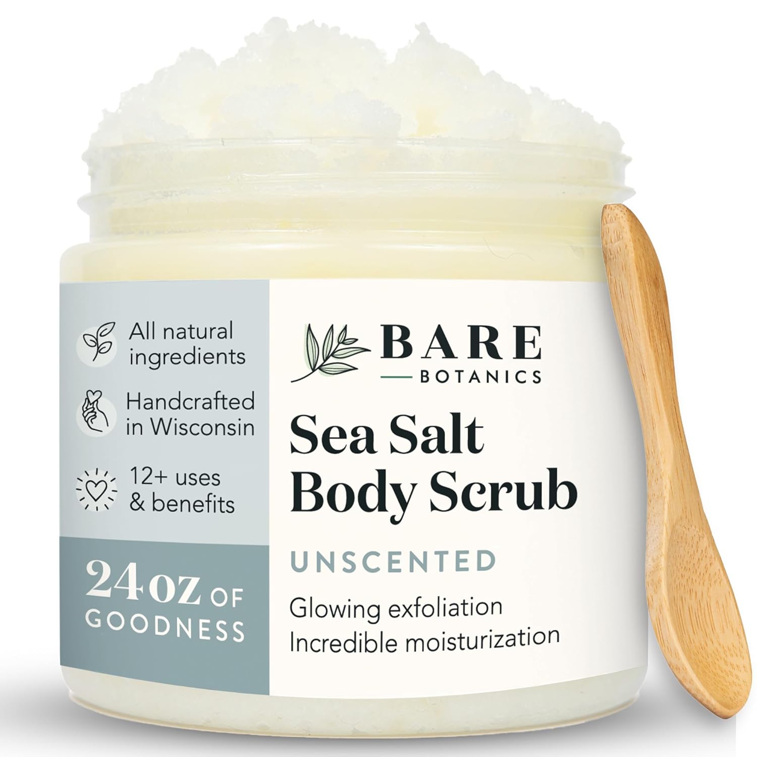 Bare Botanics Unscented Body Scrub