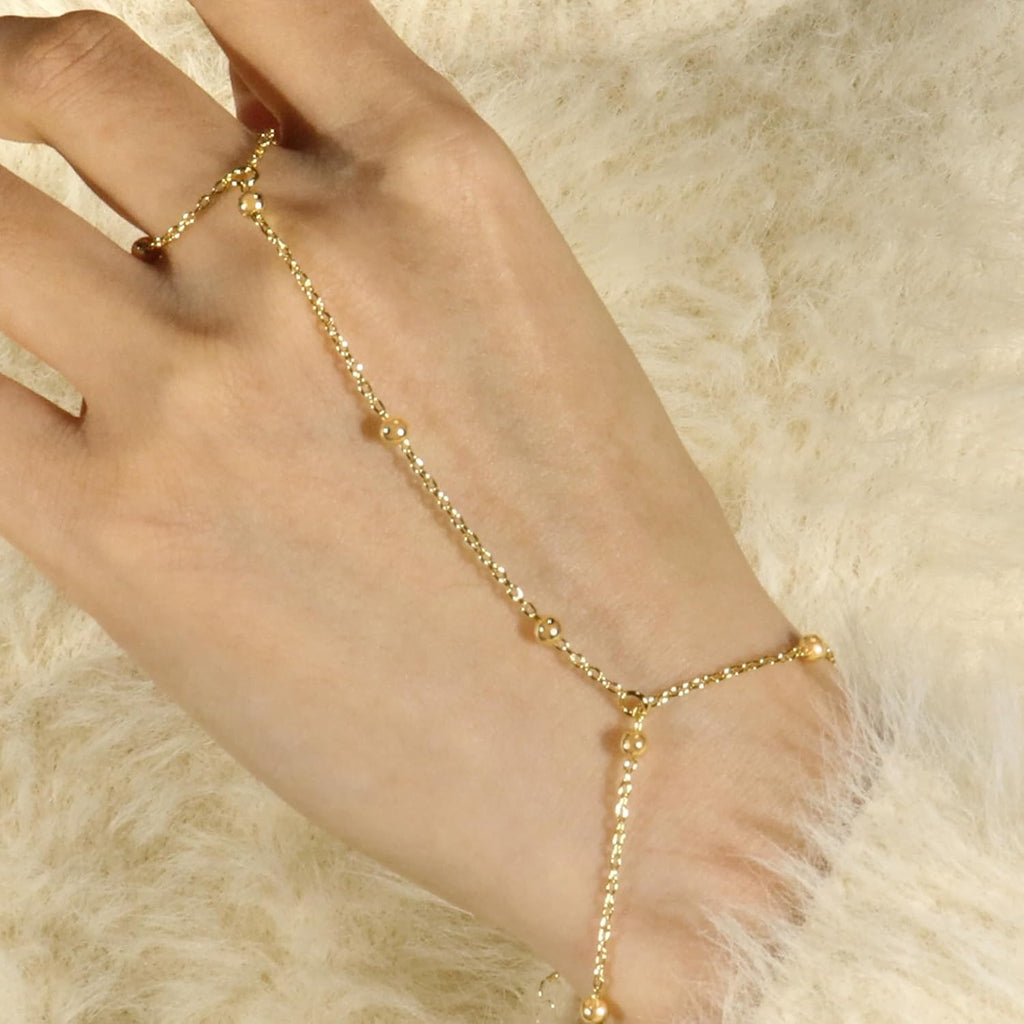Reoxvo Dainty Bracelets for Women Trendy, Sterling Silver Plated Brass Link Chain Charm Bracelet Set for Women Stack 14K Gold Plated Brass Link Bracelets Jewelry Gift for Women