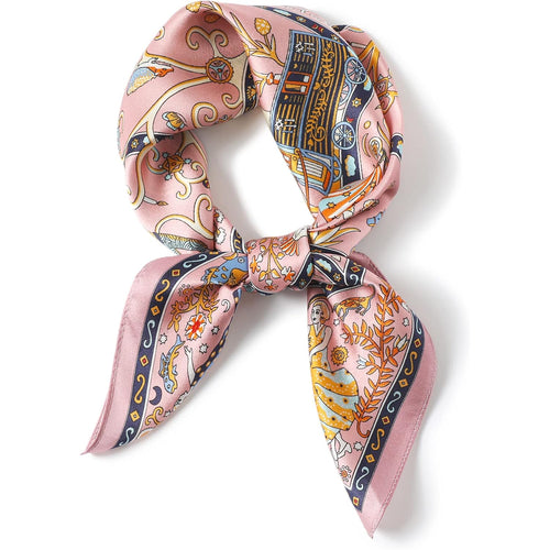 100% Pure Mulberry Silk Scarfs 26"x26" Square Scarf Women Neckerchief Headscarf hair scarf bandana Gift Packed