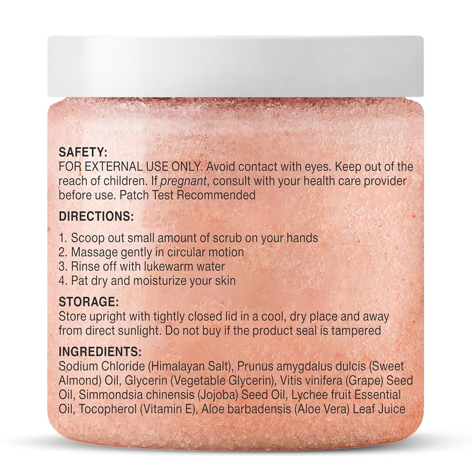 MAJESTIC PURE Himalayan Salt Body Scrub