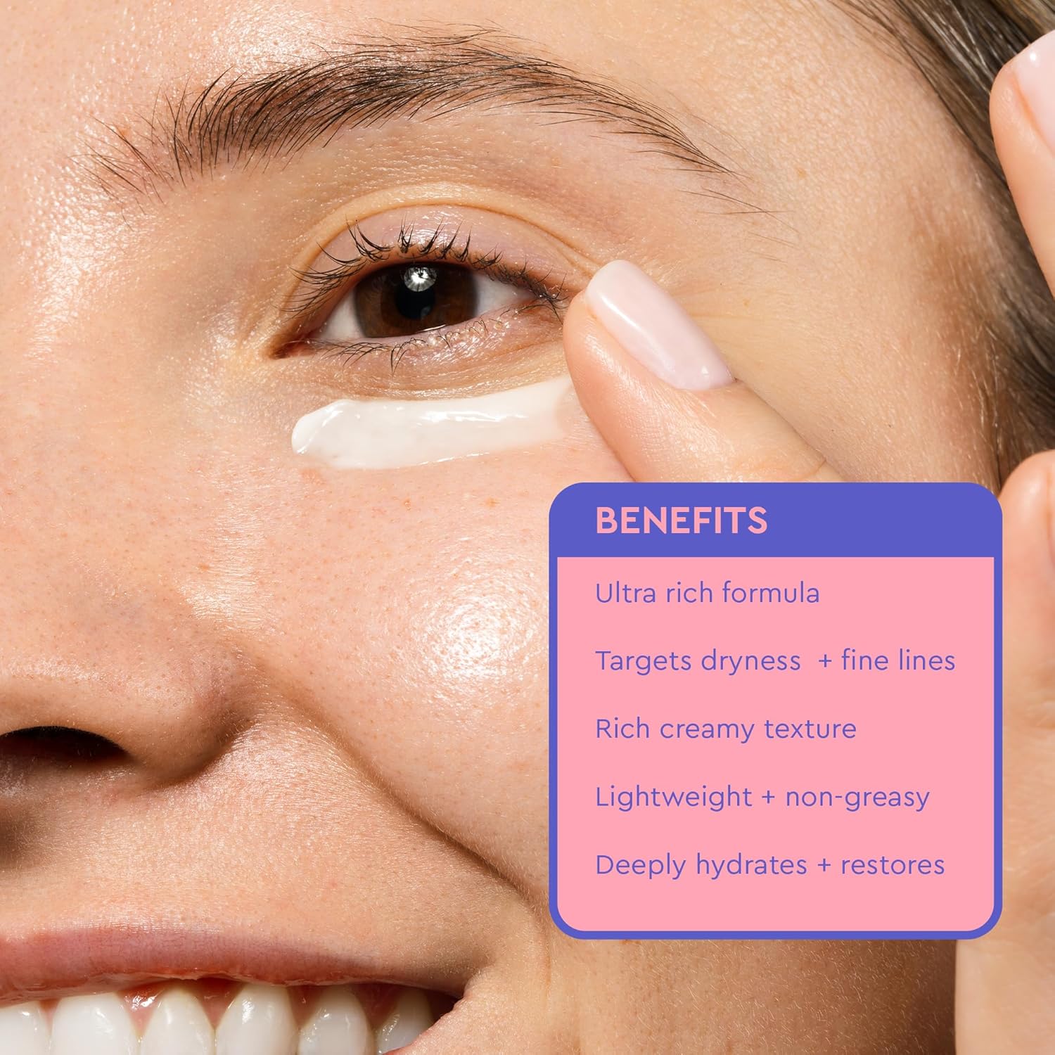 BYOMA Barrier Repair Eye Cream - Hydrating Eye Cream Increases Firmness + Elasticity - Strengthens Skin Barrier - .67 fl.oz