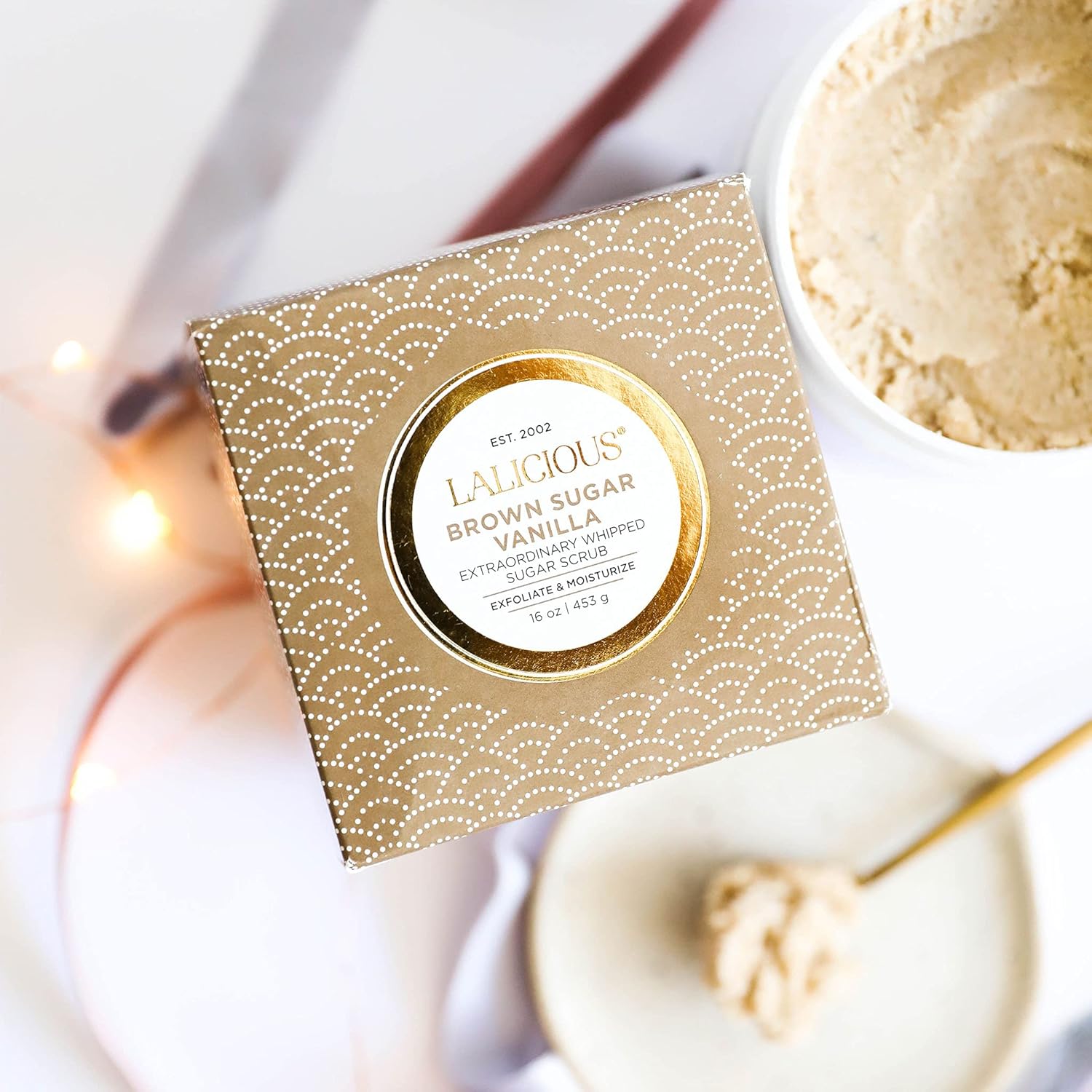 LALICIOUS Brown Sugar Vanilla Sugar Scrub