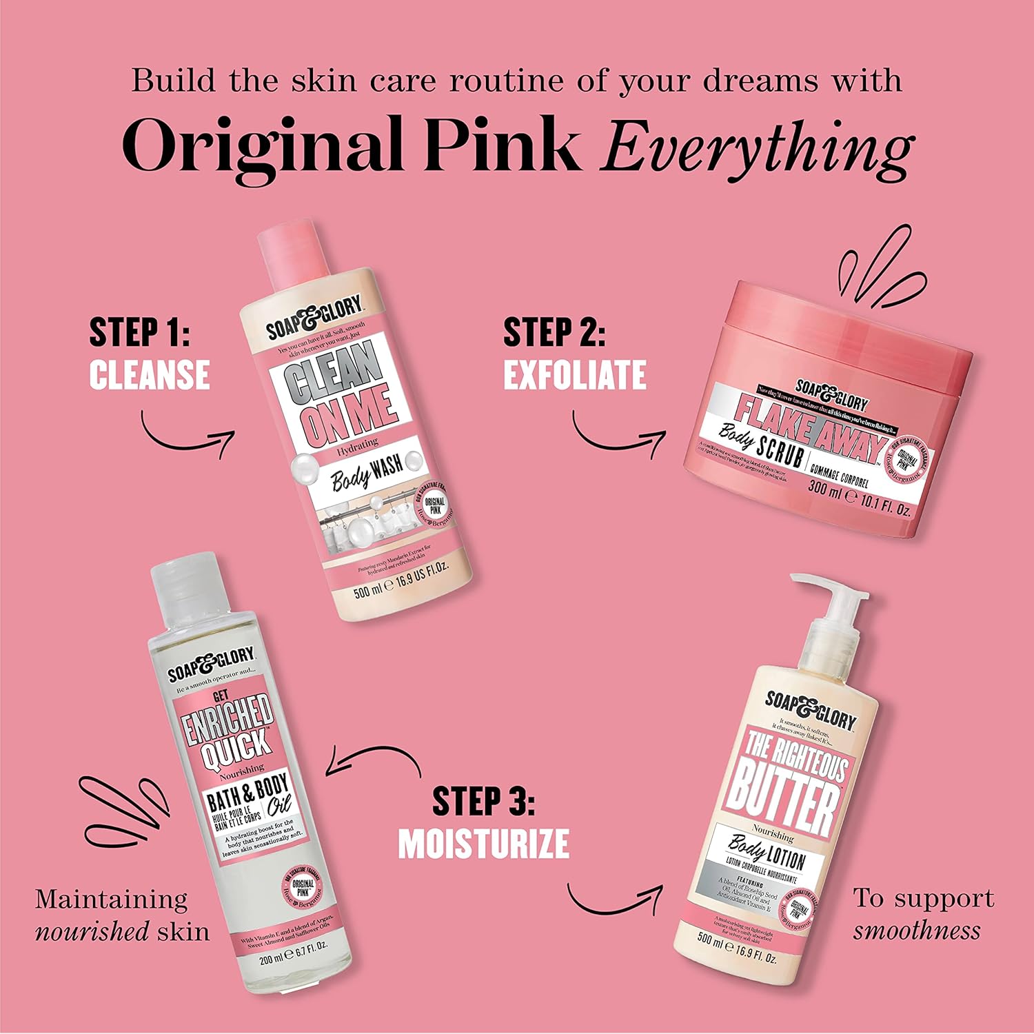 Soap & Glory Original Pink The Scrub Of Your Life Exfoliating Body Scrub