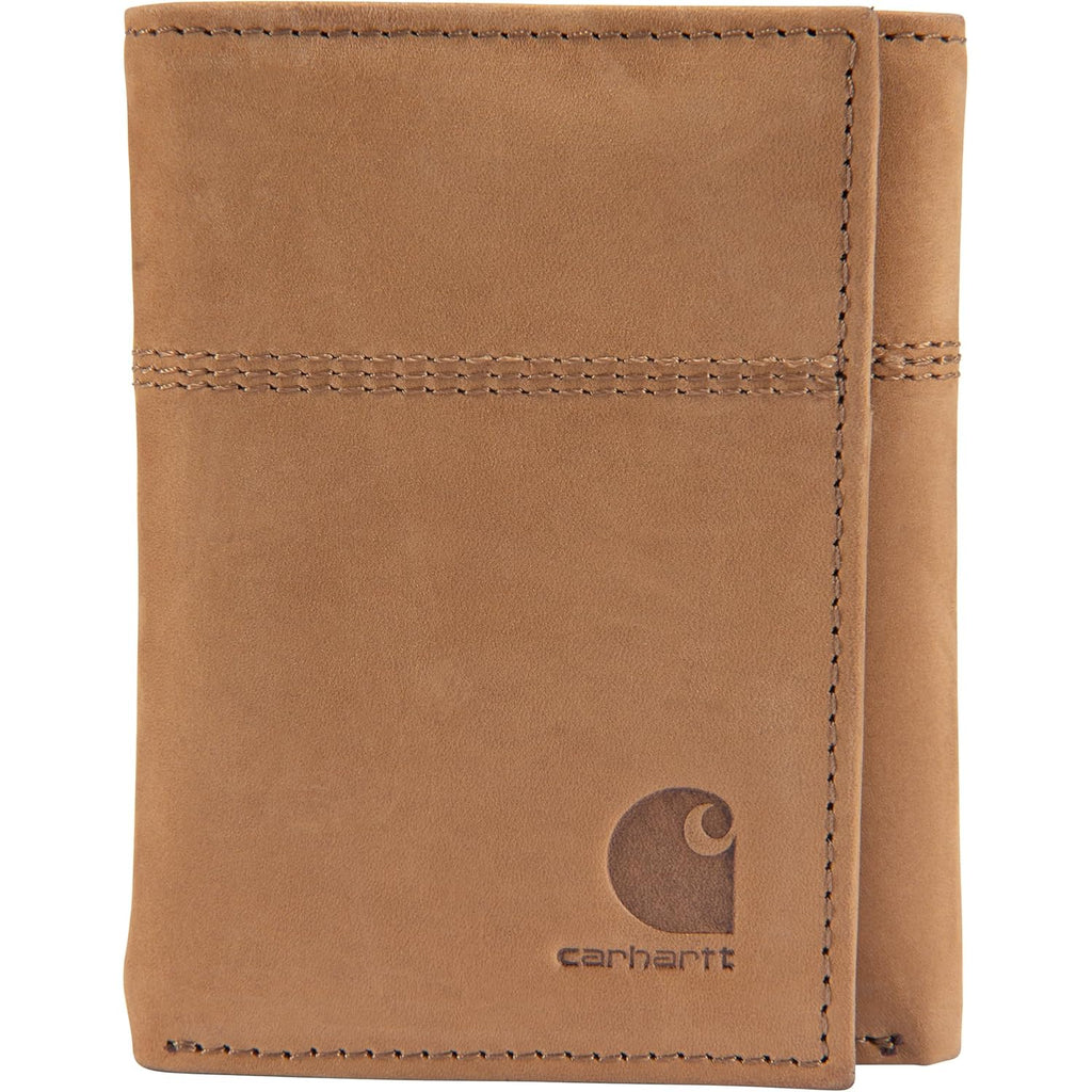 Carhartt Men's Casual Saddle Leather Wallets, Available in Multiple Styles and Colors