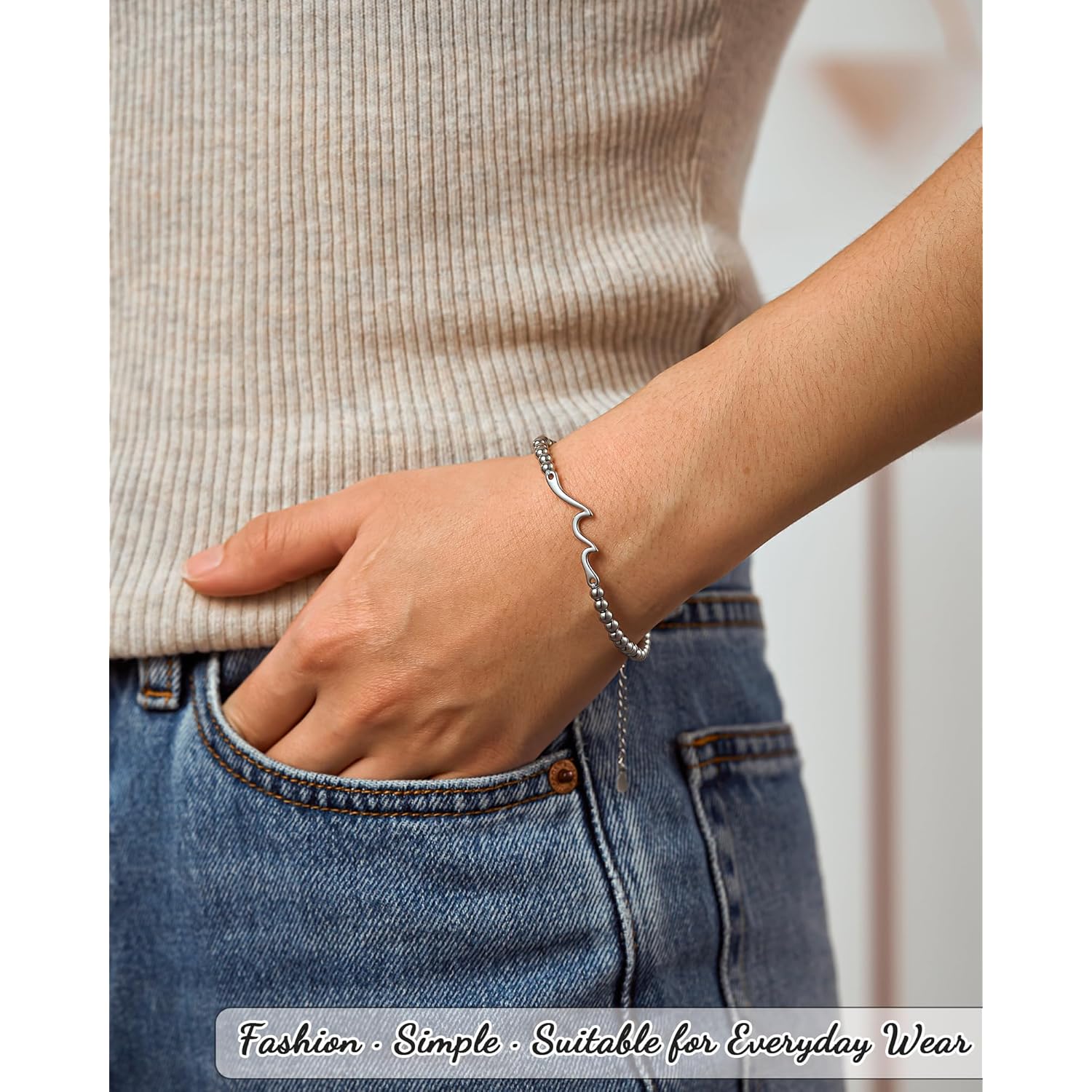 Tarsus Birthday Gifts for Women, Through The Waves of Life, Birthday Bracelet for Women Friend Sister Daughter Mom Grandma...