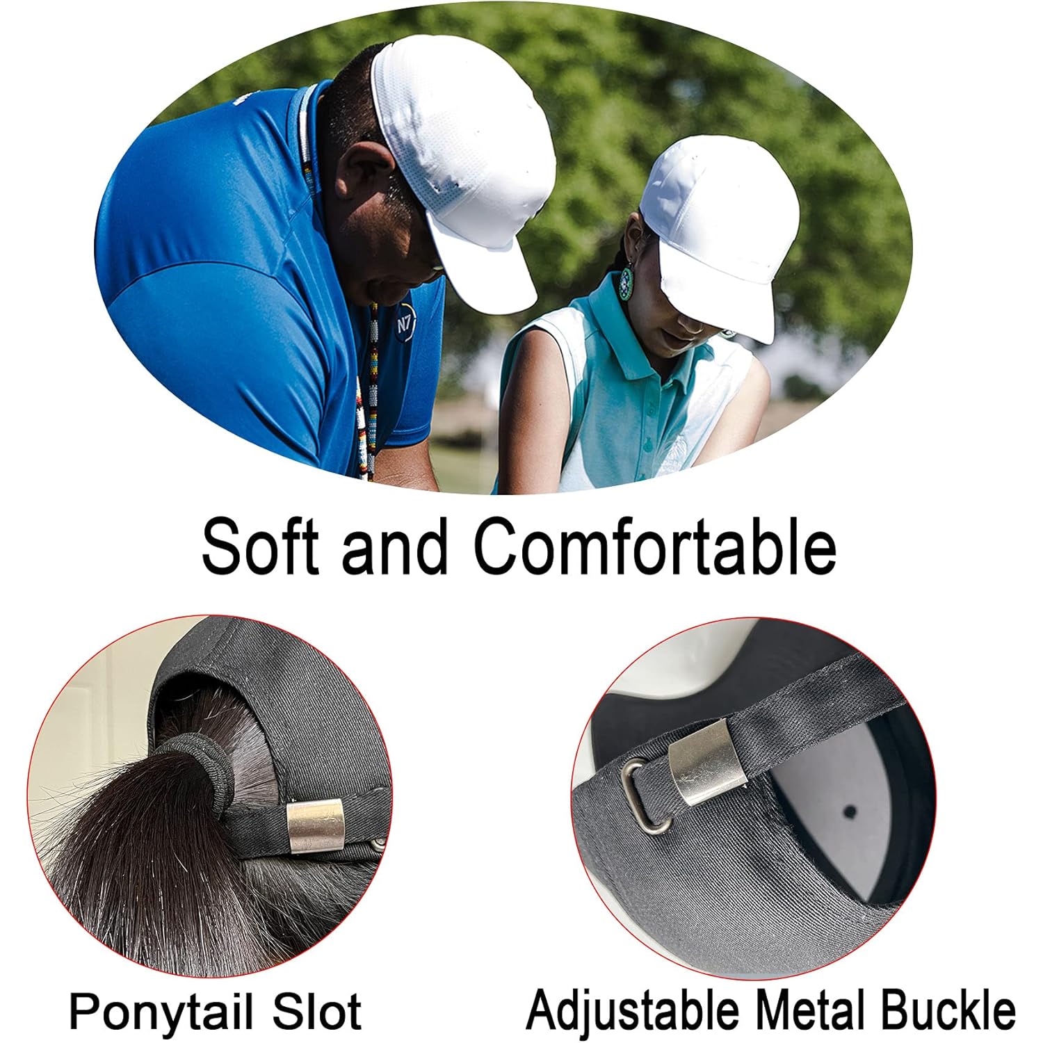 PFFY 2 Packs Baseball Cap Golf Dad Hat for Men and Women