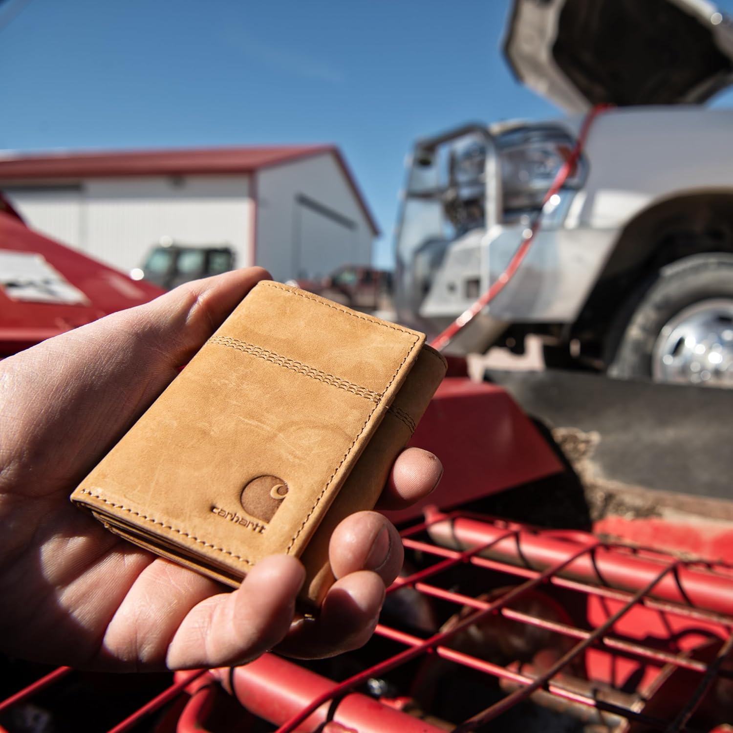 Carhartt Men's Casual Saddle Leather Wallets, Available in Multiple Styles and Colors