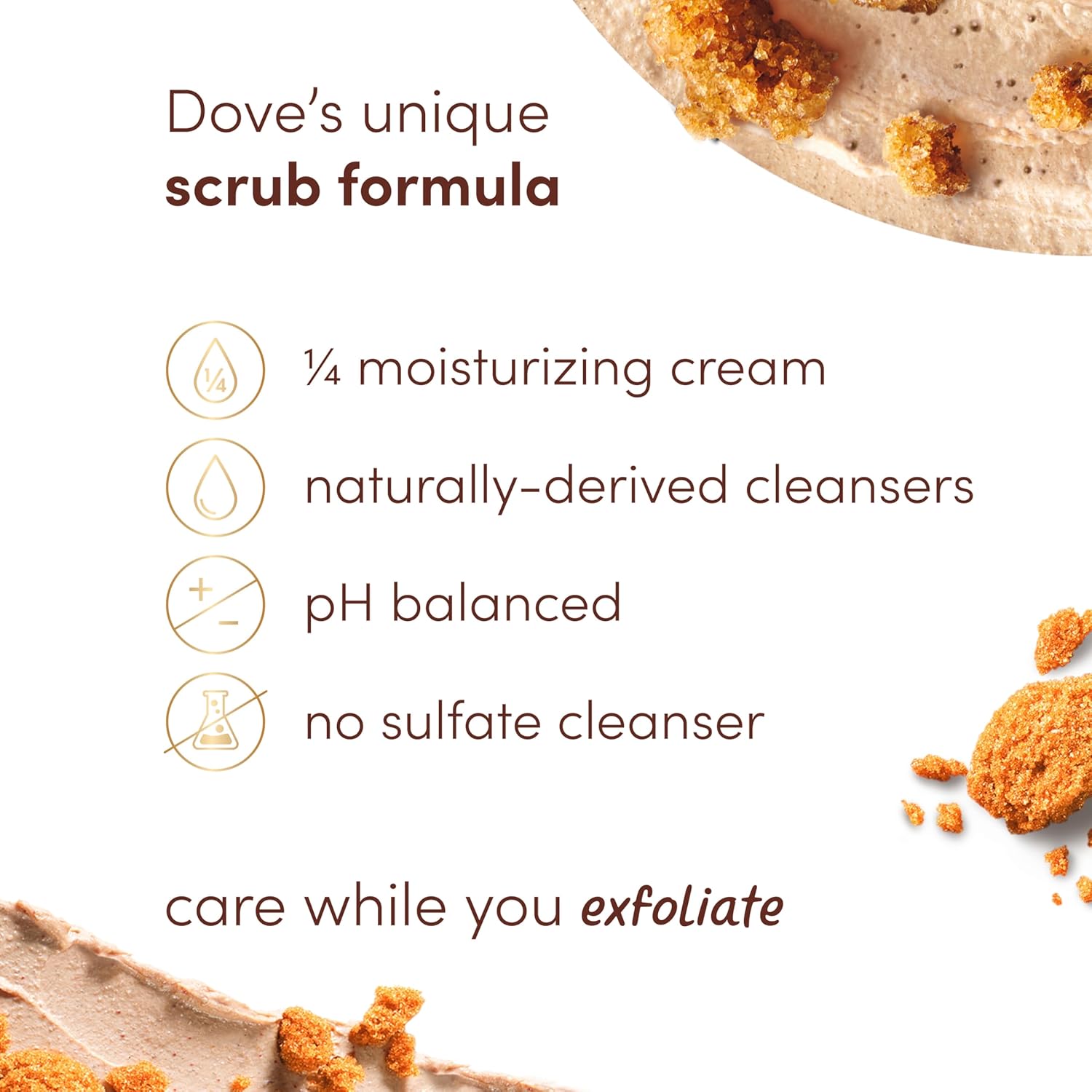 Dove Brown Sugar and Coconut Butter Body Scrub