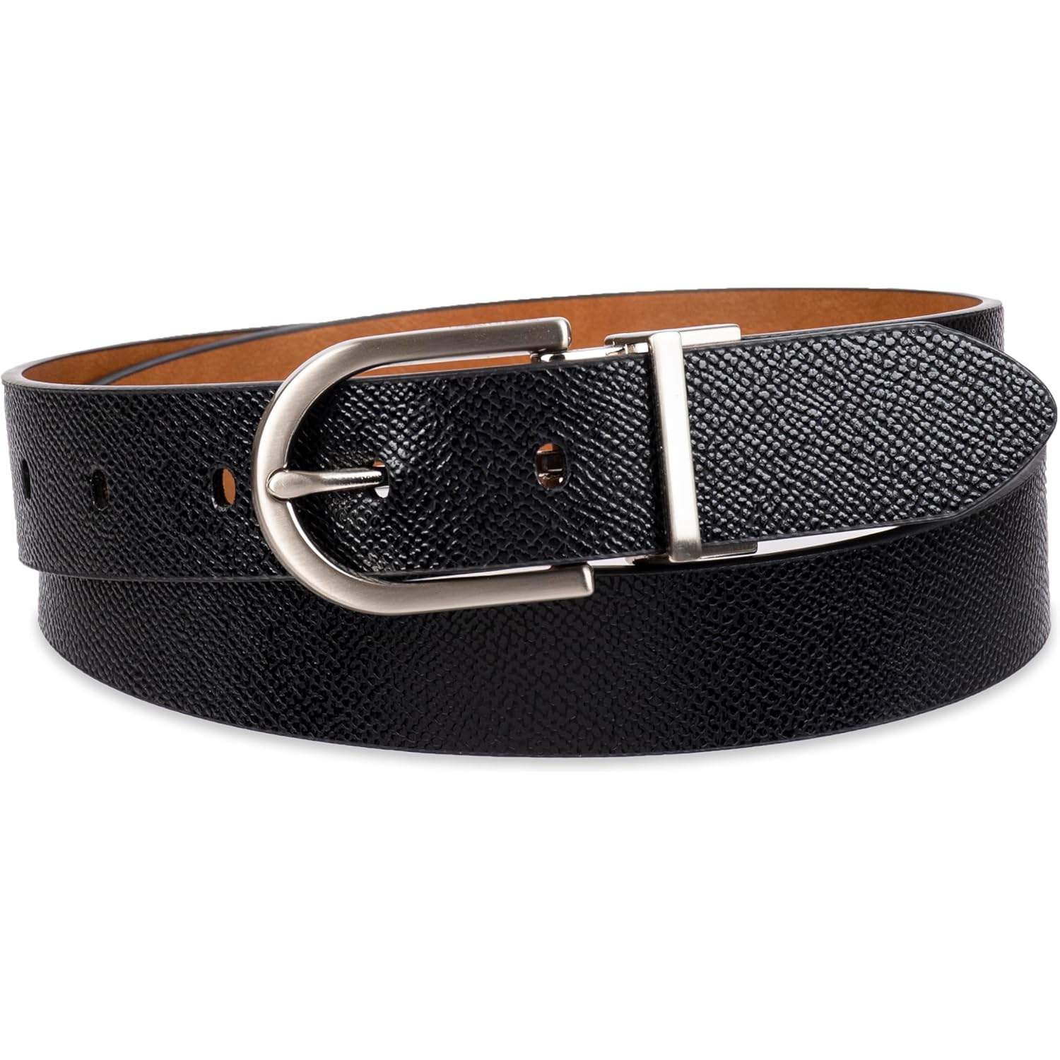 Calvin Klein Women's Two-in-One Reversible Dress Casual Belts for Jeans, Trousers and Dresses
