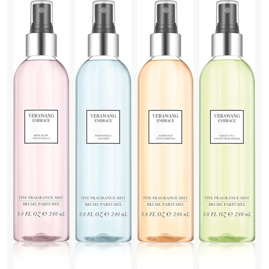 Vera Wang Embrace Green Tea and Pear Blossom Body Mist 8.4 fl oz (Pack of 1), Notes of Earthiness, Peony, and Sandalwood, Women's Fragrance, Long Lasting, Everyday Fragrance