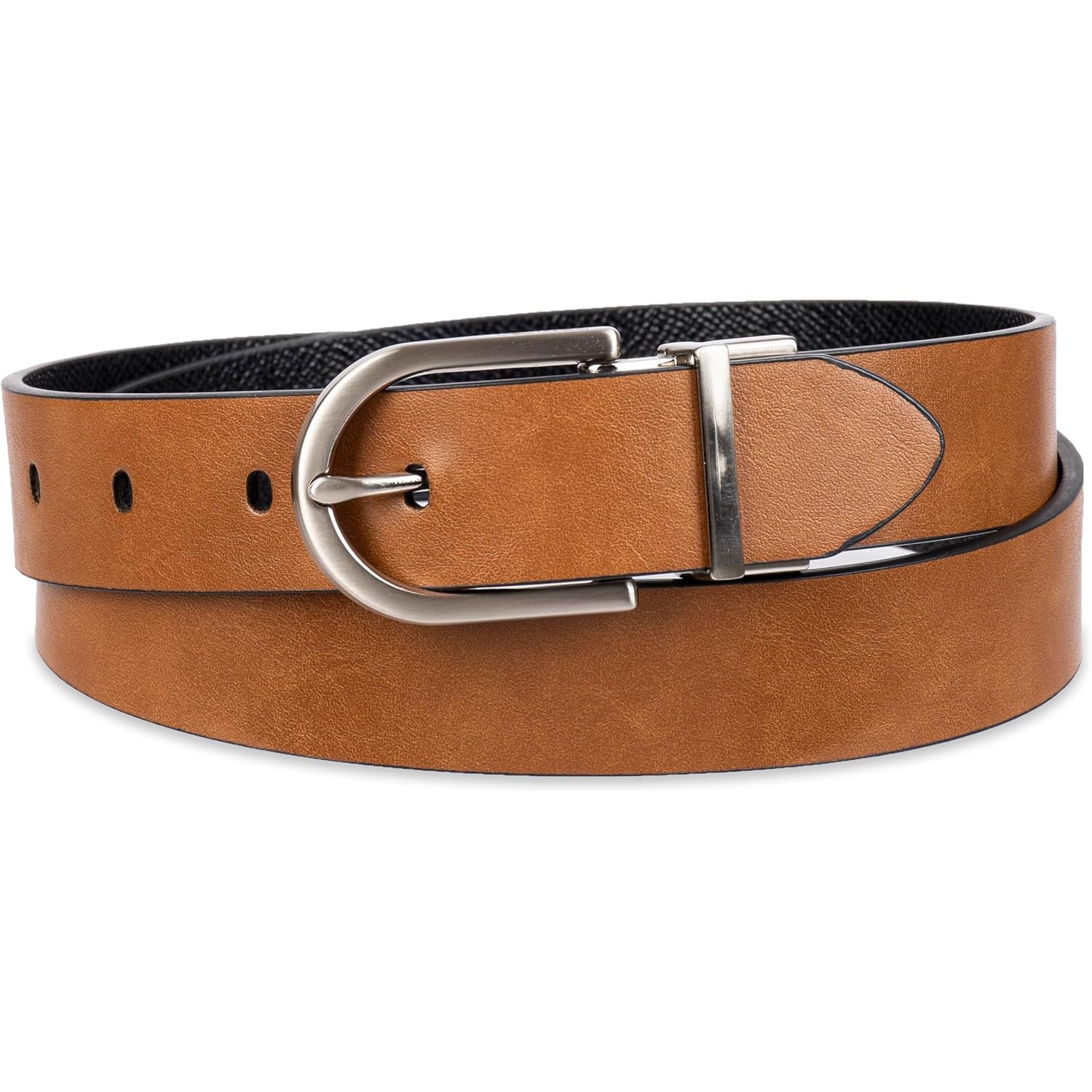 Calvin Klein Women's Two-in-One Reversible Dress Casual Belts for Jeans, Trousers and Dresses
