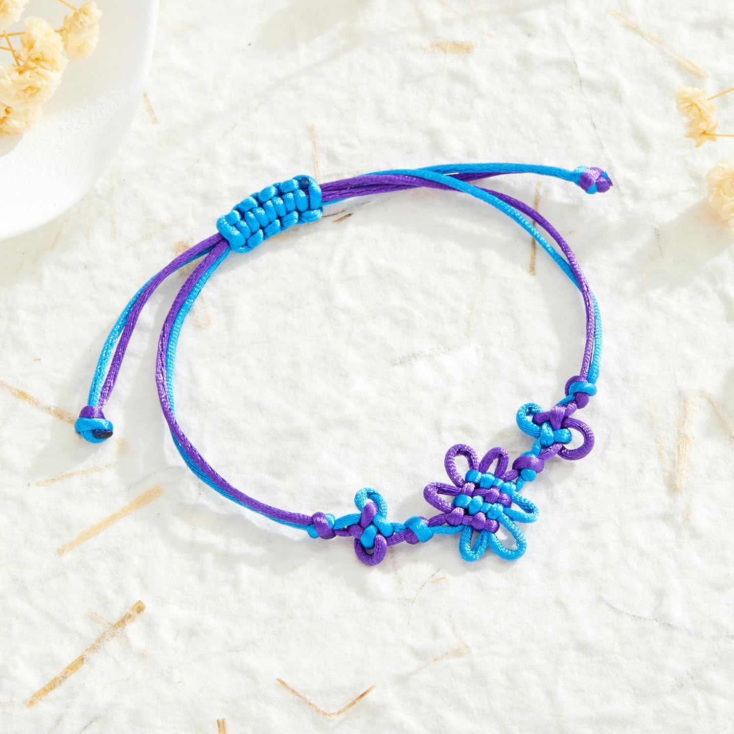 YELLOWPEACH Friendship Matching Knot Bracelets Handmade BFF Couples Accessories Gifts for Fans Decor