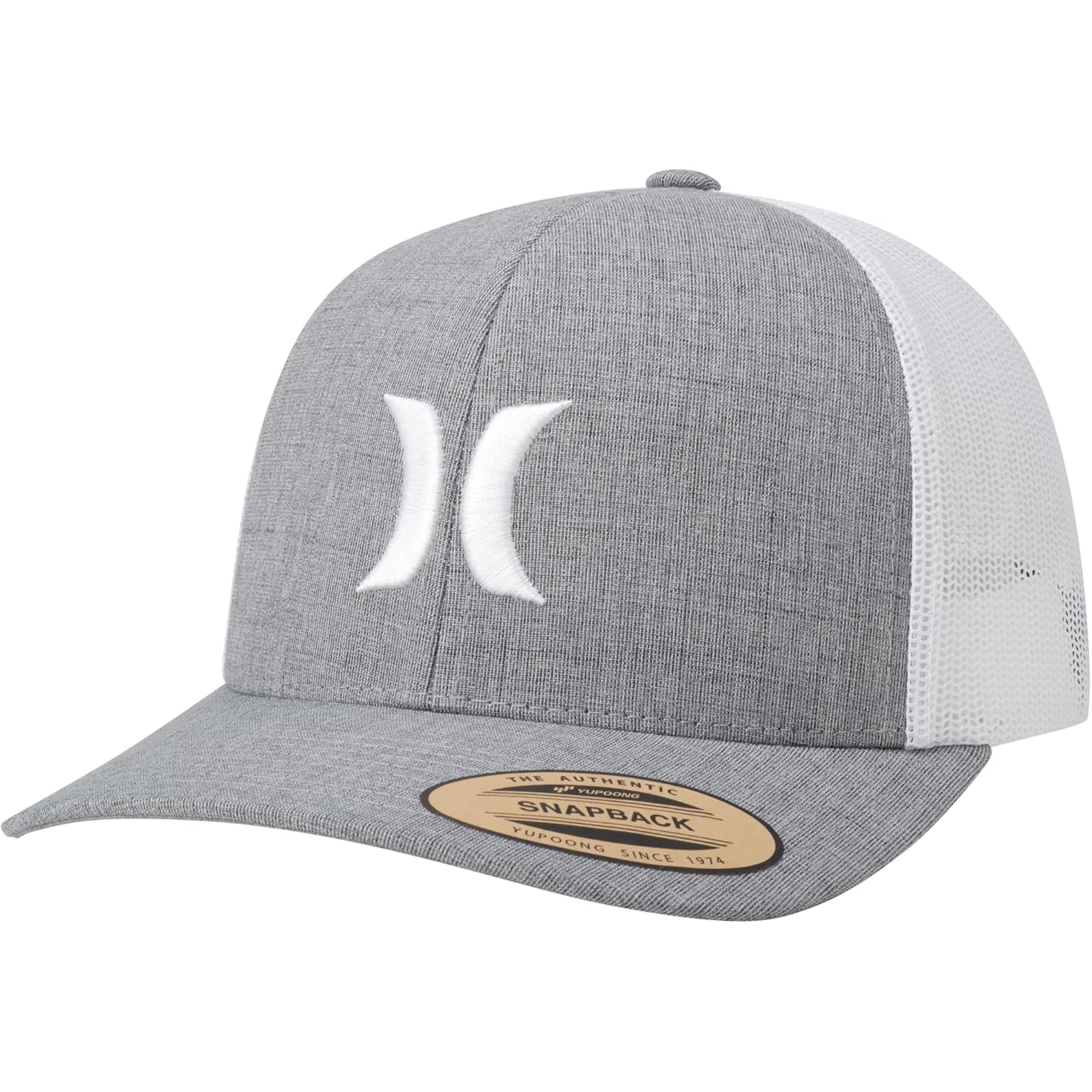 Hurley Men's Caps - Del Mar Mesh Panel Baseball Cap Trucker Hat - Snap Back Hats for Men