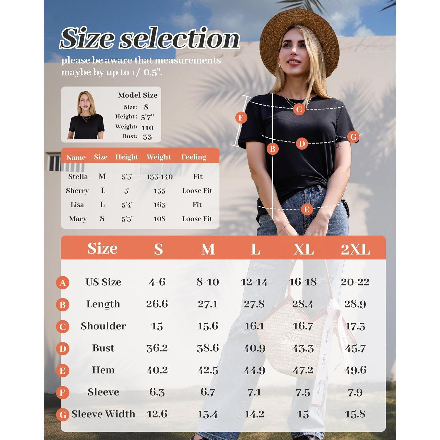 GAYHAY 3 Pack Womens T-Shirts - Short Sleeve Spring Summer Tops Crew Neck Trendy Casual Work Soft Basic Tees for Ladies 2025