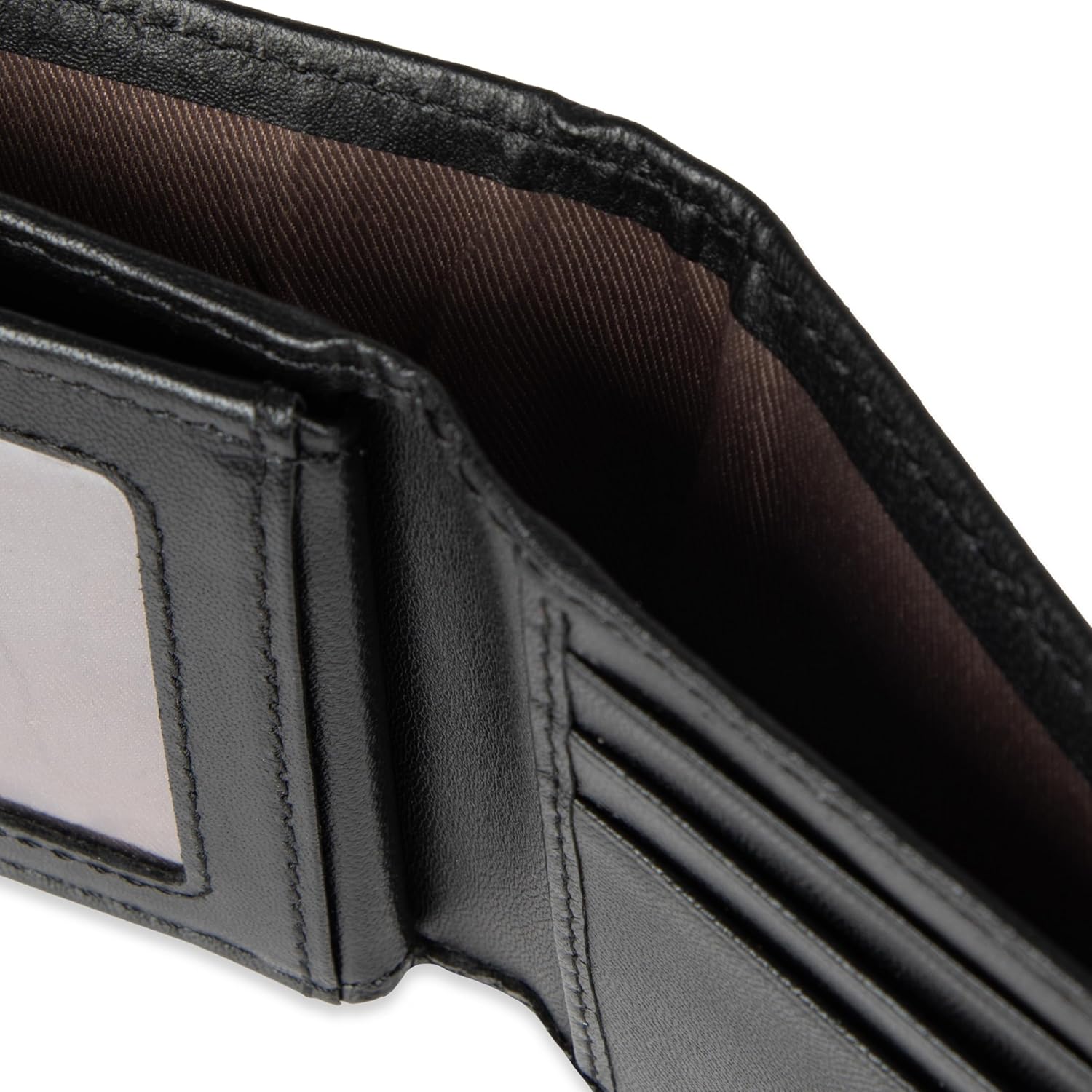 Dockers Men's Bifold Leather Wallet-Thin Slimfold Extra Capacity