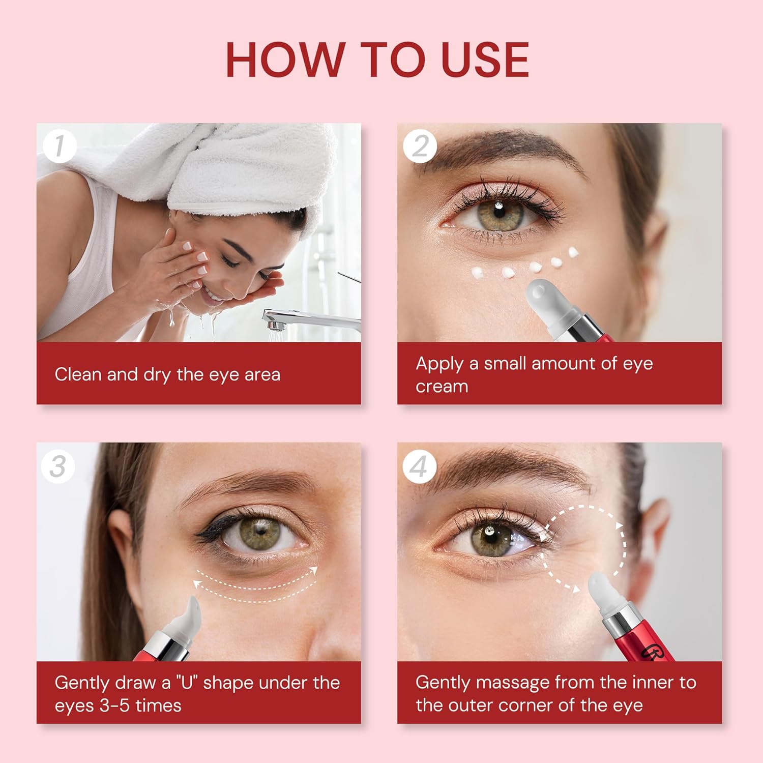 Retinol & Polypeptides Anti-Aging Eye Cream: Under Eye Treatment Reduces Wrinkles, Fine Lines, Dark Circles, Crow’s Feet & Puffiness – 0.85 Fl Oz