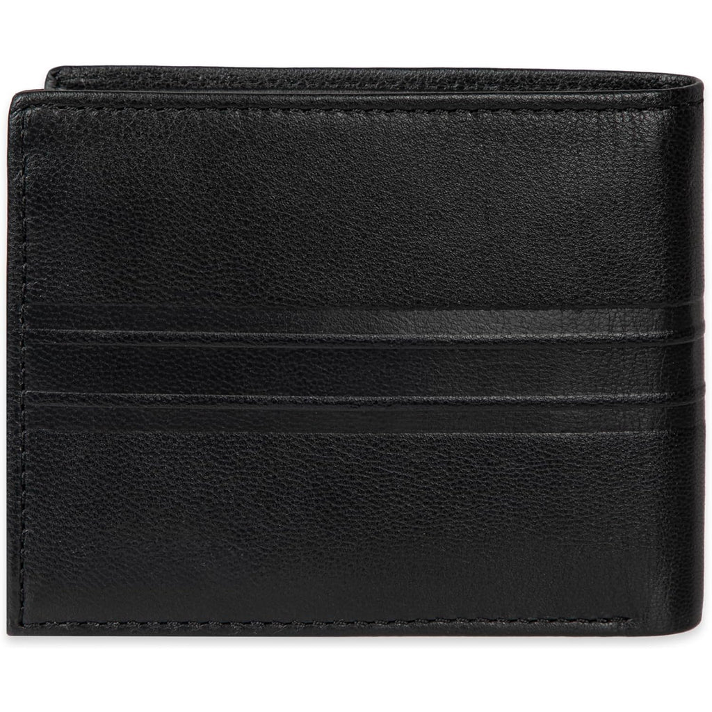 Tommy Hilfiger Men’s Leather Bifold Wallet-Multiple Card Slots, ID Window, Compact