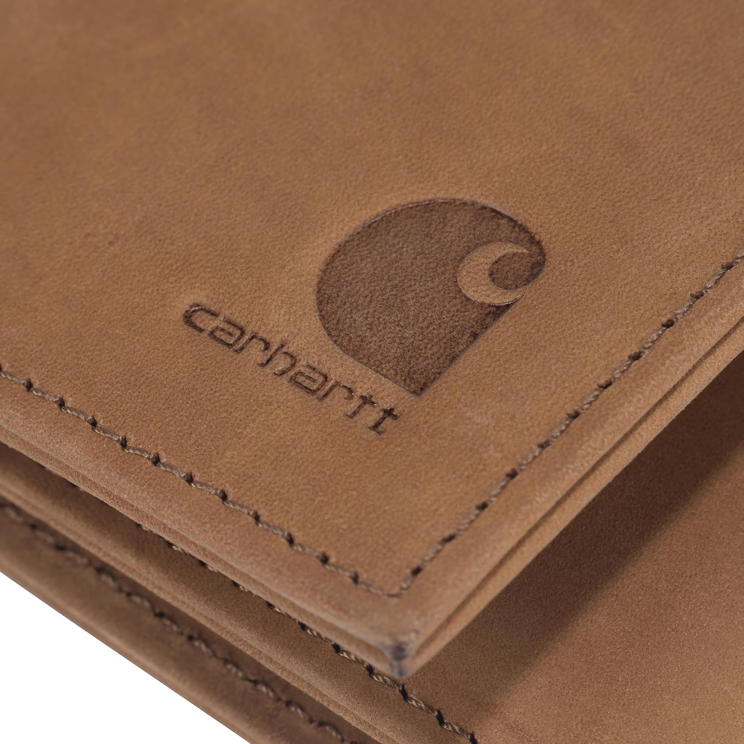 Carhartt Men's Casual Saddle Leather Wallets, Available in Multiple Styles and Colors