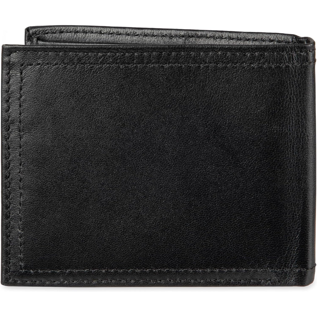 Dockers Men's Bifold Leather Wallet-Thin Slimfold Extra Capacity