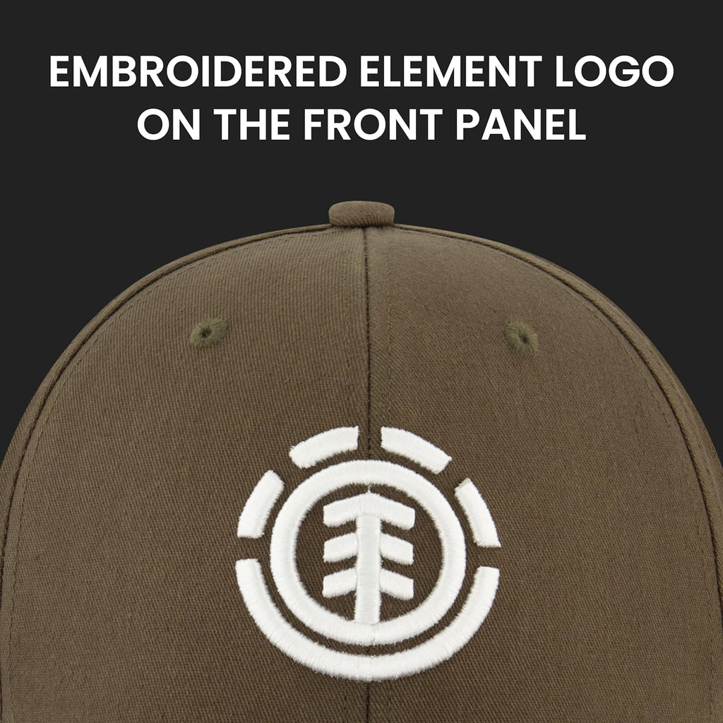 Element Baseball Hat, Adult Flex Fit Active Sport Cap with Curved Brim