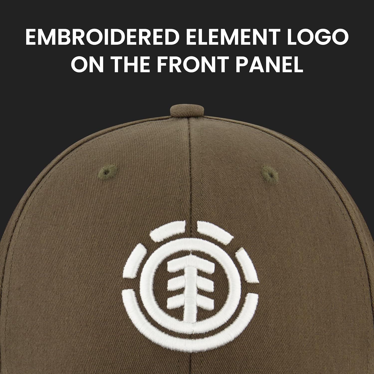 Element Baseball Hat, Adult Flex Fit Active Sport Cap with Curved Brim