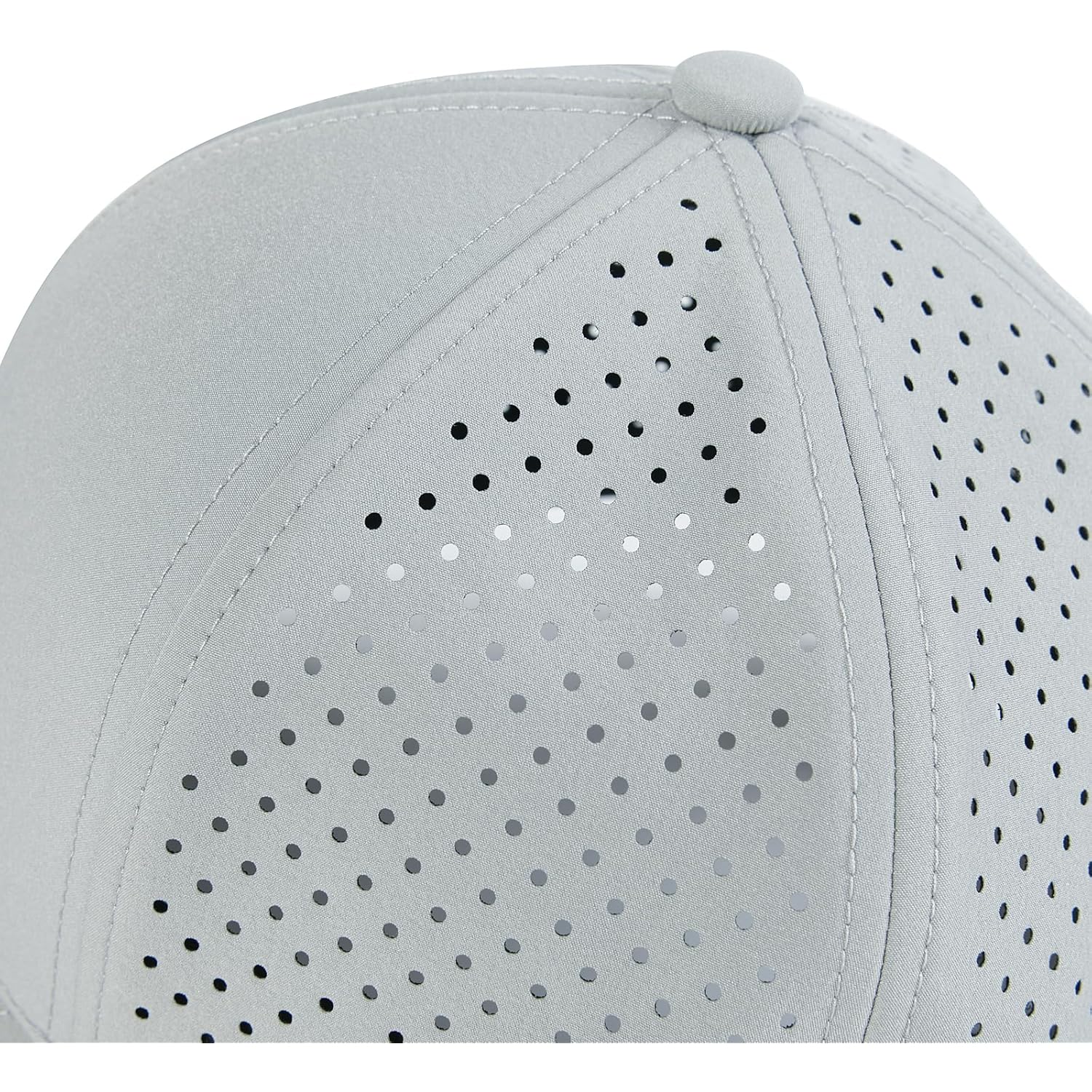 VOBOOM Men Quick Dry Baseball Cap Laser Cut Mesh Ball Curved Brim Snapback Hat