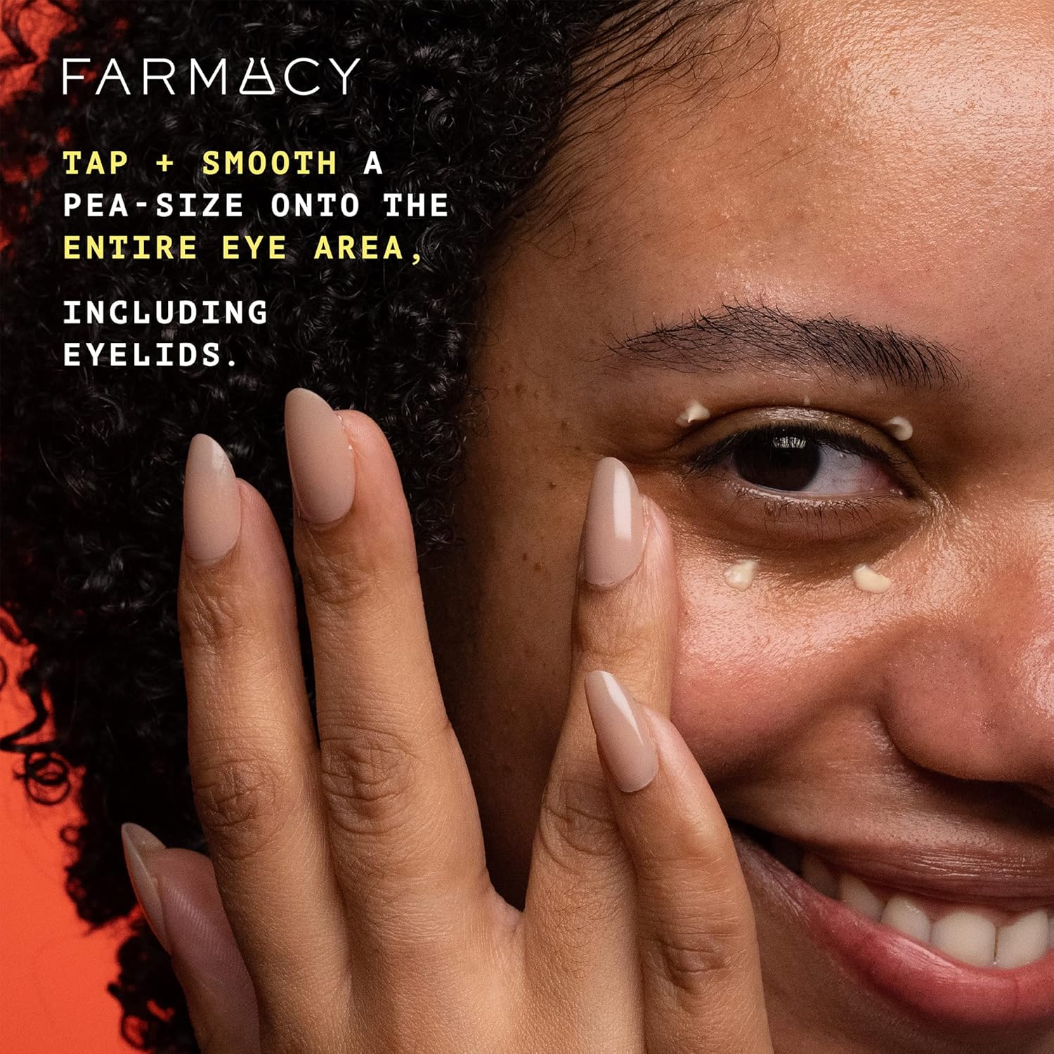 Farmacy Brightening Eye Cream - Wake Up Honey Under Eye Cream for Dark Circles + Puffiness - Enriched with Vitamin C + Cranberry Peptide to Smooth Wrinkles Over Time (15ml)