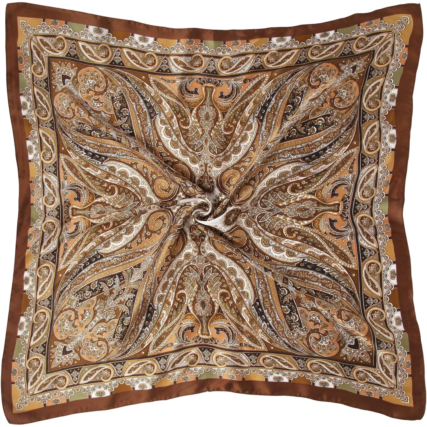 1 Pcs 27.5 Inches Satin Head Scarf Silk Like Hair Scarf Stain Bandana Hair Wrap Neck Scarf for Women