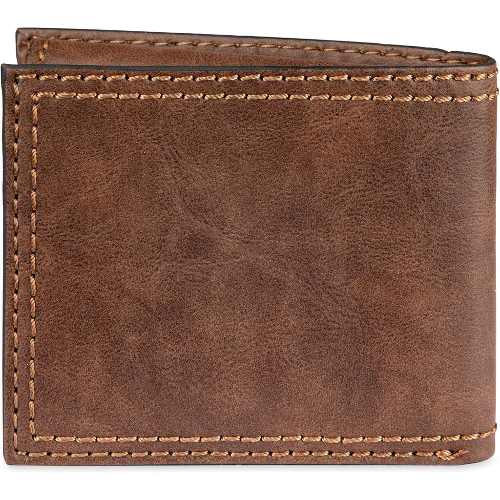 Columbia Men's Everyday Bifold Wallet-Multiple Card Slots, Id Window
