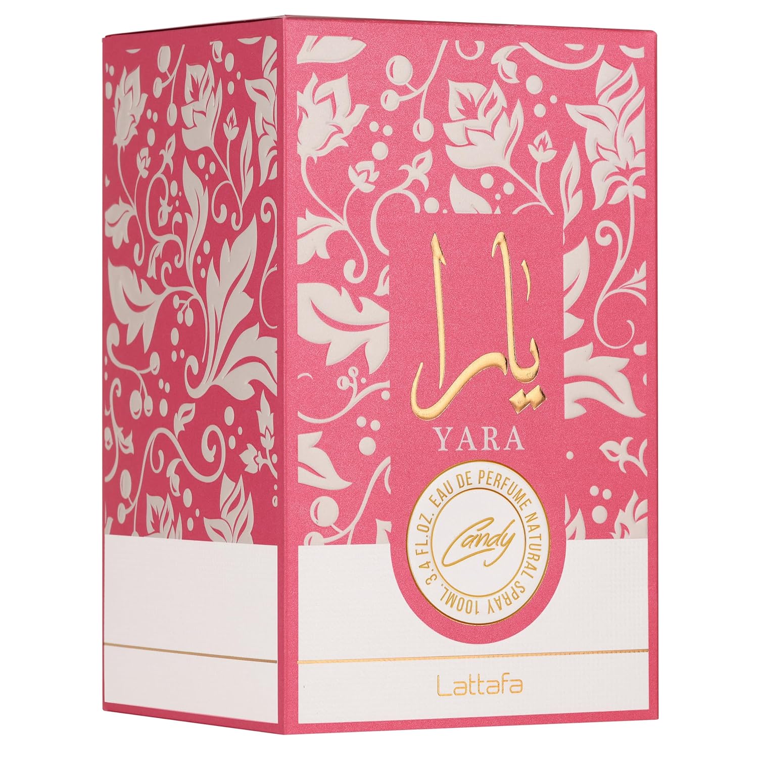 Lattafa Yara Candy - Vanilla, Fruity, Citrus, Floral - Eau de Parfum Long-Lasting Fragrance for Women, 3.40 Ounce / 100 ml